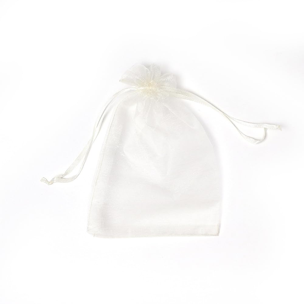 Zuisytm Organzabeutel 20 Stück - Transparente Geschenktüten Mit Kordelzug