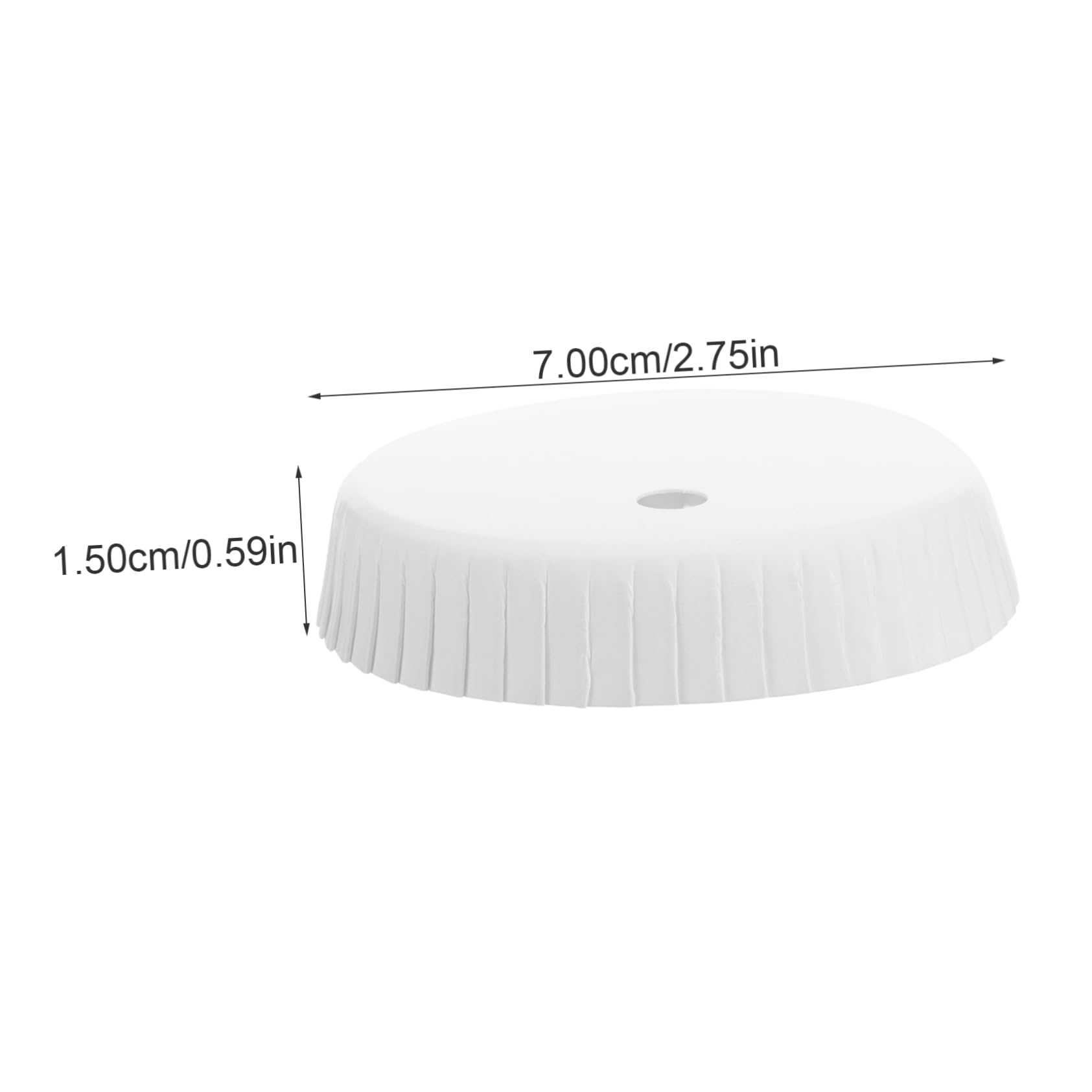 minkissy Paper Cup Lids 100pcs Disposable Cup Covers Lid Drinking Cup Protectors Paper Lids for Tea Juice Water