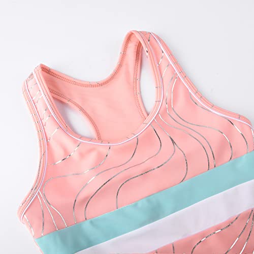 Image of JerrisApparel Little Girls' Summer Two Piece Boyshort Tankini Kids Swimsuit