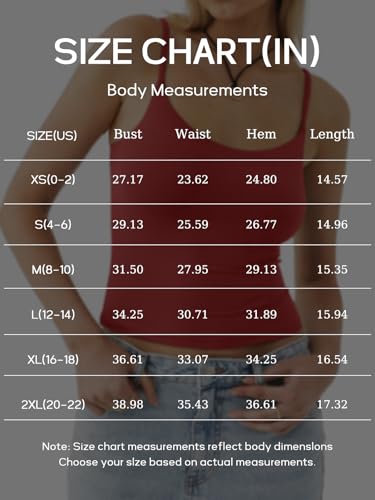 PINKMSTYLE Tank Tops for Women Basic Double Lined Summer Spaghetti Strap Sleeveless Cami Workout Tops Green Large — view 6