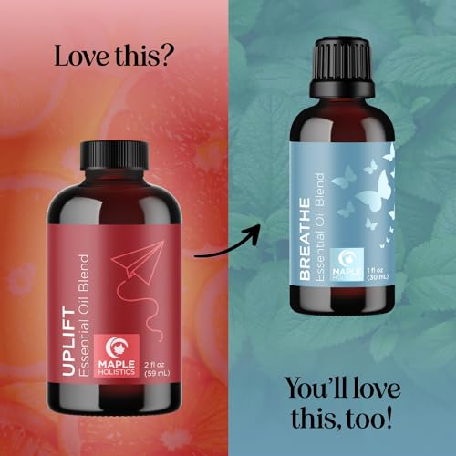 Image of Uplift Aromatherapy Essential Oil Blend - Happy Essential Oil Blend of Calming Essential Oils for Diffusers for Home and Travel with Citrus Essential Oils and Pure Aromatherapy Oils for Diffusers 2oz