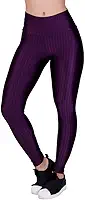 Calça Legging Fitness Cintura Alta Cirrê 3D Feminino Laura