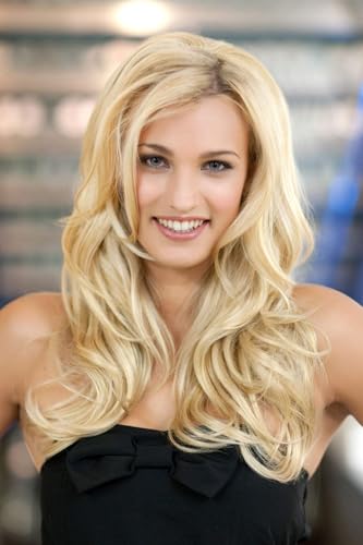 Demi-perruque blonde ondulée Michela pour redonner du volume aux cheveux fins