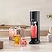 SodaStream MIX™, Sparkling Drink maker & Soda Maker Kit, Carbonates Any Drink, With Dishwasher Safe Carbonating Bottles and 1 CO2 Cylinder/Carbonator, Makes Up To 60L* Drinks, Black