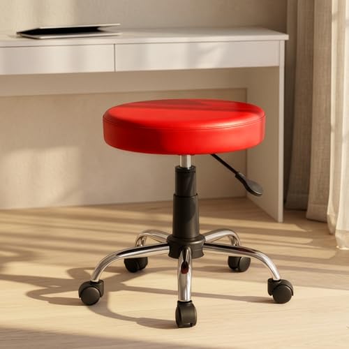 Image of DIYA Seating Nexa Round Stool (1 Year Warranty)- Red