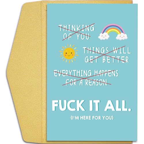 Funny Sympathy Card, Encouragement Card, Get Well Card, Pet Loss