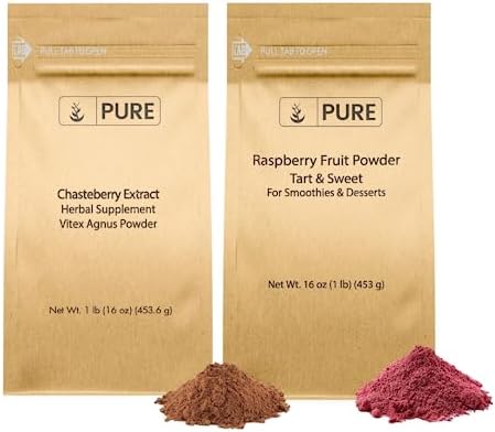 Amazon.com: PURE ORIGINAL INGREDIENTS Chasteberry Extract and Raspberry ...