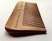 Badass Beard Care Wood Beard Comb for Men - Fine Tooth, Anti-Static