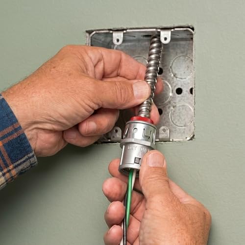 Connecteur de conduit 9,5 mm SELECT Lighting résistant pour câbles armés AC MC HCF - 4