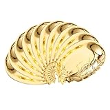 Aspect élégant et luxueux : sa couleur apporte une touche de sophistication aux mariages et aux occasions spéciales. plateau de service pour amuse-bouche ou dessert