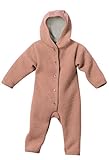 Schöne Farben Disana Baby Walk Overall aus Bio Schurwolle kbT (62/68, rosé)