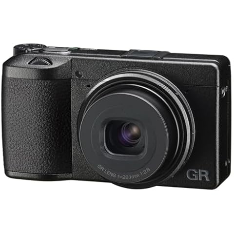 Ricoh GR IIIx, Black, Digital Compact Camera with 24MP APS-C Size CMOS Sensor, 40mmF2.8 GR Lens (in The 35mm Format) Cover
