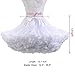 XinChangShangMao Women's Soft Chiffon Petticoat Tutu Skirt White