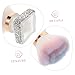 FRCOLOR Makeup Dust Brush for Nails Fluffy Nail Duster Soft Bristles Versatile Manicure Tool and Makeup Application Flower Design for All Occasions