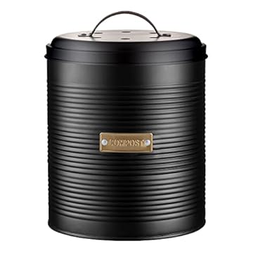 Typhoon Otto Black Compost Caddy 2.5 Litre