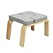 Feixunfan Stojak na głowę do jogi Drewniane krzesło inwersyjne do jogi Home Aid Stretch Chair Ławki inwersyjne Joga Asana Sprzęt do ćwiczeń dla zmniejszenia zmęczenia (kolor: szary, rozmiar: 57 x 37,5 x 35,5 cm)
