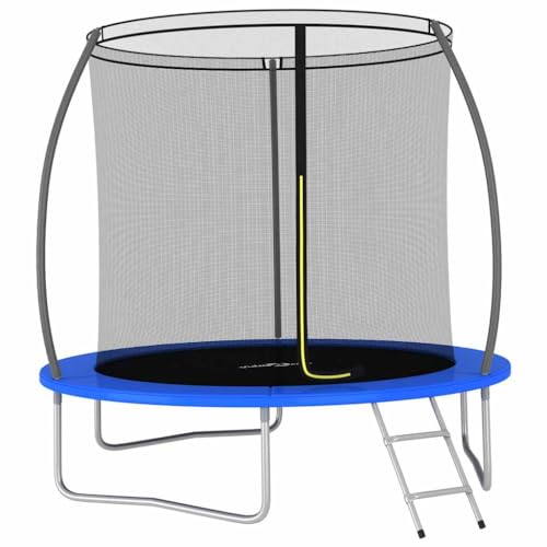 Vetnasa Cama elástica Redonda 100 kg 244x55 cm Juegos y Juguetes, Estructuras para Juegos al Aire Libre, Camas elásticas Azul 33,75 KG