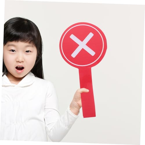 2 unidades paletas votación doble cara para aula miniatura 6