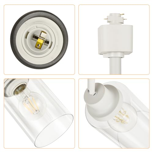Vanoopee H Type Track Lighting Heads E26 Track Light Ceiling Modern For Kitchen thumb #6