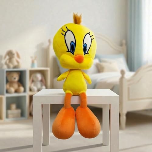 Image of Babique 32cm Yellow Duck Soft Toy - Premium Plush Stuffed Animal for Kids | Cute Cuddle Toy | Birthday Gift & Room Decoration