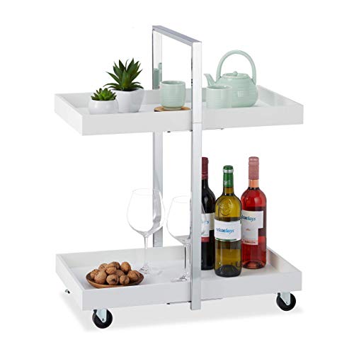 Camareras con Ruedas Vintage Marca Relaxdays