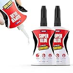 GH1200 Precision Control Super Glue Gel, 6g x 2 PCs Superglue Gel Strong Multipack Bonds in Seconds - Ultimate Micro-Dispensing for No-Mess Repairs, Non-Drip Ca Glue