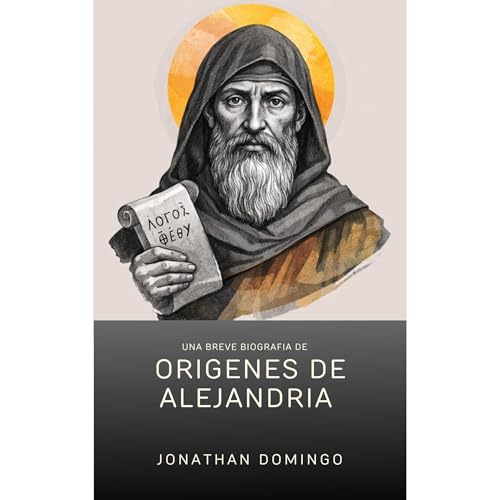 Una breve biograf&iacute;a de a vida de Or&iacute;genes de Alejandr&iacute;a Audiolibro Por Jonathan Domingo arte de portada