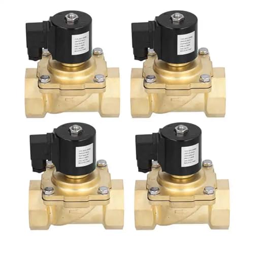 Électrovanne eau et gaz 220V électrovanne normalement fermée membrane 2W41-50GBN - 3