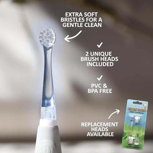 Image of Jack N' Jill Tickle Tooth Sonic Toothbrush, 1 Pack + Replacement Head