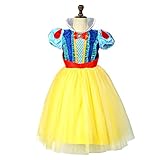 LOEL Little Girl's Princess Costume Dress Up, Blue, 110 CM for 3 Year