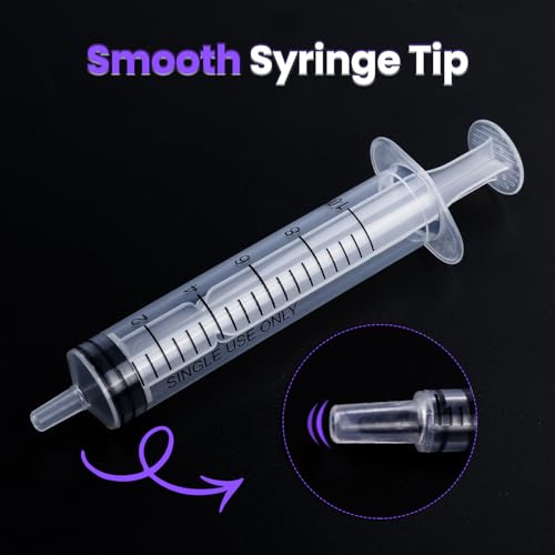 30 PCS 10ml Oral Syringe With Cap, Plastic Syringes without Needle for Medicine Dropper, Feeding Pets, Liquid Measuring, Handicrafts, Individually Sealed, Luer Slip - Thumbnail 4