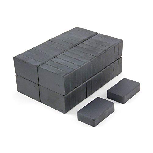 first4magnets F02510-50 40 x 25 x 10 mm grueso Y30BH imán de ferrita con 3 kg bodycore (50 unidades) Cover