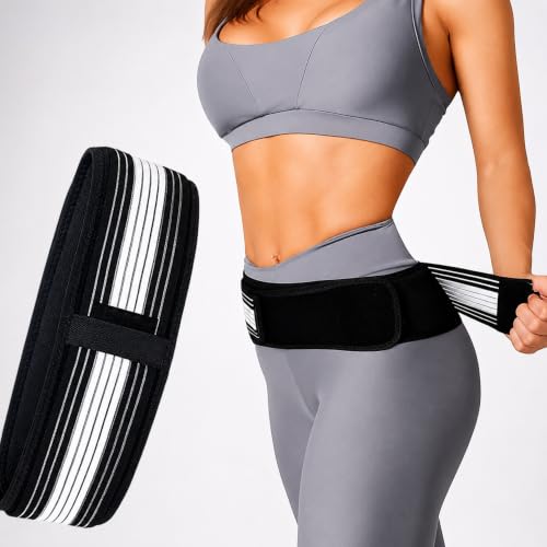 Image of Sciatica Pain Relief Belt for Men and Women, Sacroiliac Si Joint Hip Belt for Back Pain, Pelvic Support Belt, Cotton Umbilical Hernia Support Brace