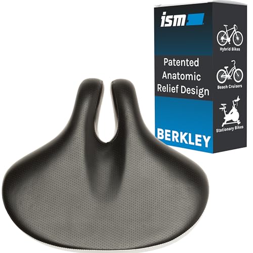 Selle de vélo sans nez ISM large et épaisse pour vélo hybride urbain