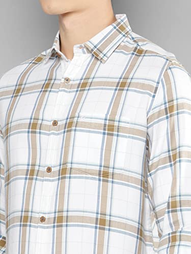 Image of Allen Cooper Checks Shirts for Men - 100% Cotton Comfort Fit Casual and Formal Shirt - Breathable, Soft, Classic Style (Multiple Colors)
