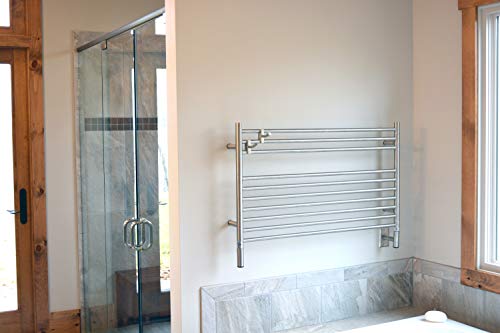 Amba Jeeves Lsb Model L-Straight 10-Bar Hardwired Towel Warmer In Brushed #TOP1