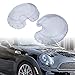 Headlight Moulding Trim Head lights Bezel Compatible with 2007-2015 BMW Mini Cooper R55 R56 R57 R58 R59 (Clear Lens Shell Cover)