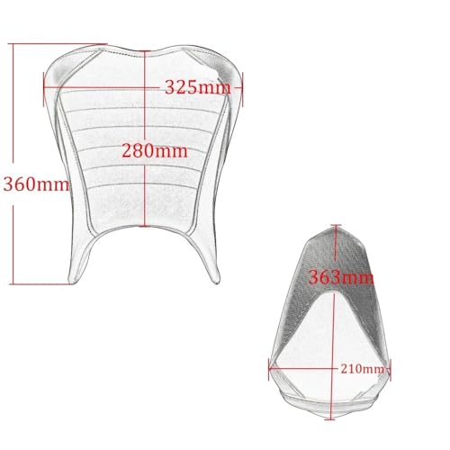 Asiento delantero de motocicleta Z 400 que elimina el dolor de espalda baja 6
