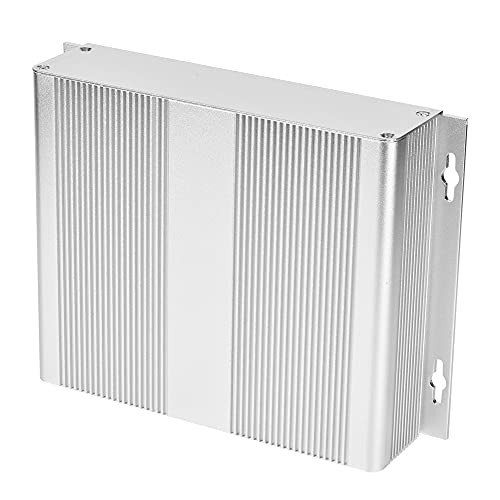 Boîtier de projet électronique en aluminium argenté 48x204x150mm