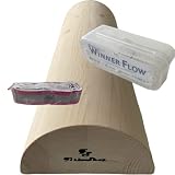 1.Insuflador Winnerflow Tronco Fisioshop + Banda Elástica + New Winner Flow. Tronco PROPIOCEPTIVO Madera EUTONIA Suelo PELVICO HIPOPRESIVOS Pilates Yoga
