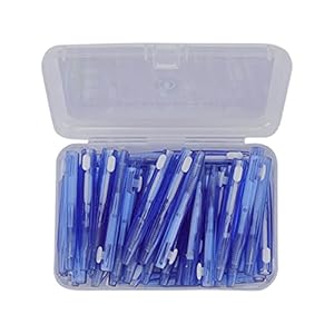 60st Volwassen Multifunctionele Dunne Medische Grade Nylon Draad Interdentale Reiniging Beugel Borstel Voor Orthodontische Behandeling