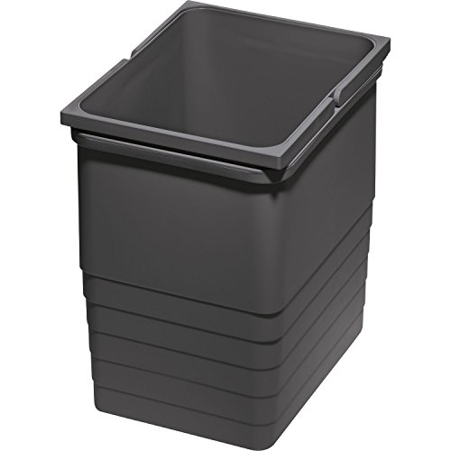 Preisvergleich Produktbild NINKA Abfallbehälter eins2vier / eins2fünf,17 L, BxHxT: 230x310x306mm dunkelgrau