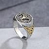 XJruixi Vintage Viking Tree Of Life Ring Men Nordic Stainless Steel Odin Celtics Knot Ring Fashion Biker Jewelry Amulet Gift Wholesale #2
