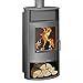 Produktbild Justus Kaminofen Island Aqua gussgrau Stahl