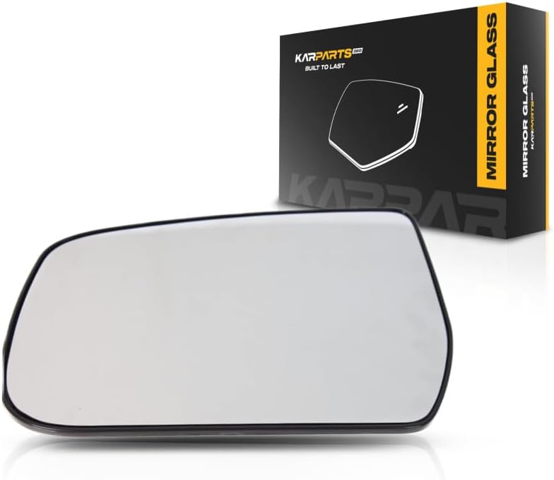 For Chevy Equinox 2010 11 12 13 14 15 16 2017 Mirror Glass Driver Side | Non-Heated | w/Backing Plate | Flat Glass Type | Replacement For 22906955