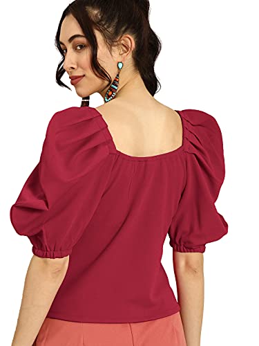 Image of Nefer Women's Solid V-Neck T-Shirt