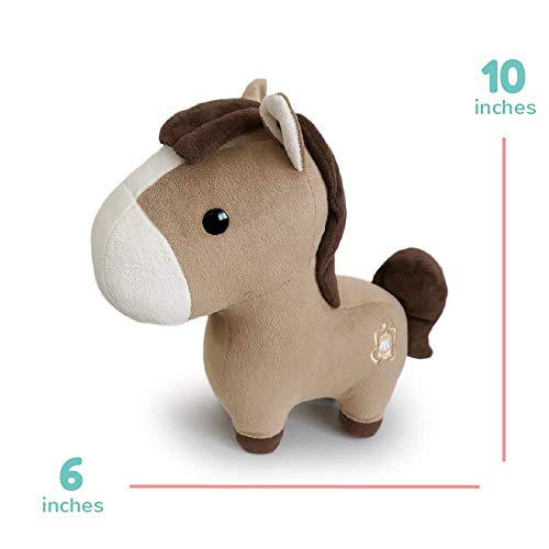Bellzi Brown Pony Cute Stuffed Animal Plush Toy - Adorable Soft Pony Toy Plushies And Gifts - Perfect Present For Kids, Babies, Toddlers - Ponni #TOP1