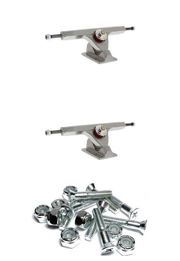 Caliber Trucks II 50 Degree Polished Skateboard Reverse Kingpin Trucks - 7.25