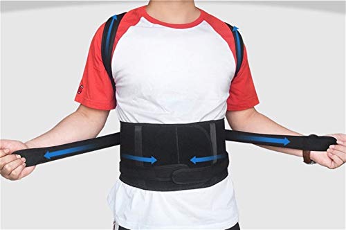Correcteur de posture dorsale et clavicule noir taille S
