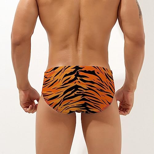 Supdreamc Men's Low Rise Swimwear Briefs Print Bikini Swimsuit2